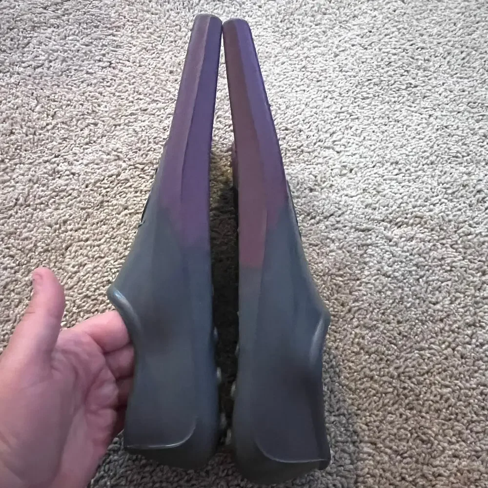 Kiefer Dive Fins Swim Fins Size 3-5 /  36 - 37 Gray & Purple